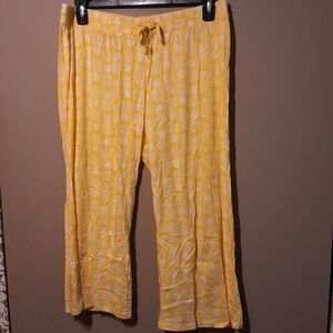 GapBody cropped print modal pants Pineapple - Size XL